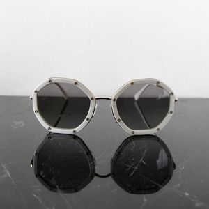 VALENTINO Studded Rounded Sunglasses